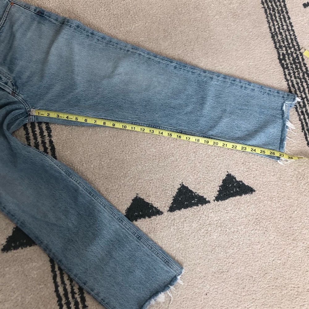 AGOLDE Riley High Rise Straight Crop Jeans - Picture 10 of 12